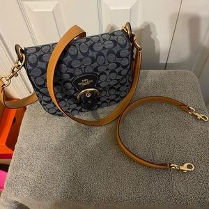 Authentic Denim Coach Bag - Crossbody/ Hand Held